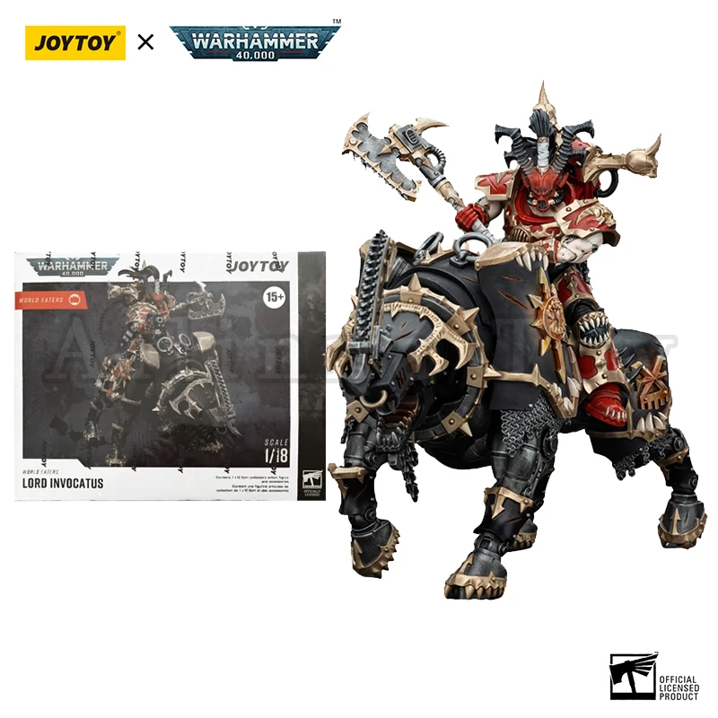 JOYTOY 1/18 figurka 40K World Eaters Lord Invocatus Anime Model wojskowy
