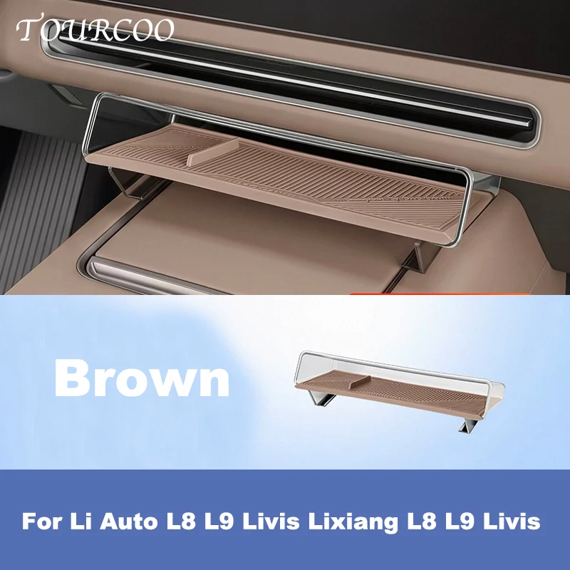For Li Auto L8 L9 Livis Lixiang L8 L9 Livis 2026 Central Control Navigation Below Multifunction Storage Box Car Accessories