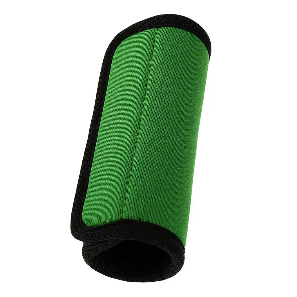 

Neoprene Luggage Handle Wrap And Tags Luggage Identifiers for Traveling Green