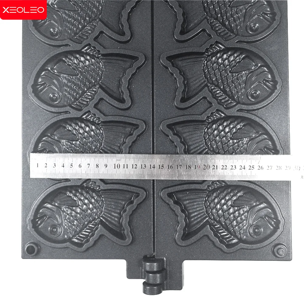 XEOLEO 6PCS Taiyaki Maker Mould / Fish Shape Waffle Maker Machine Mould /Vaffle Maker Parts