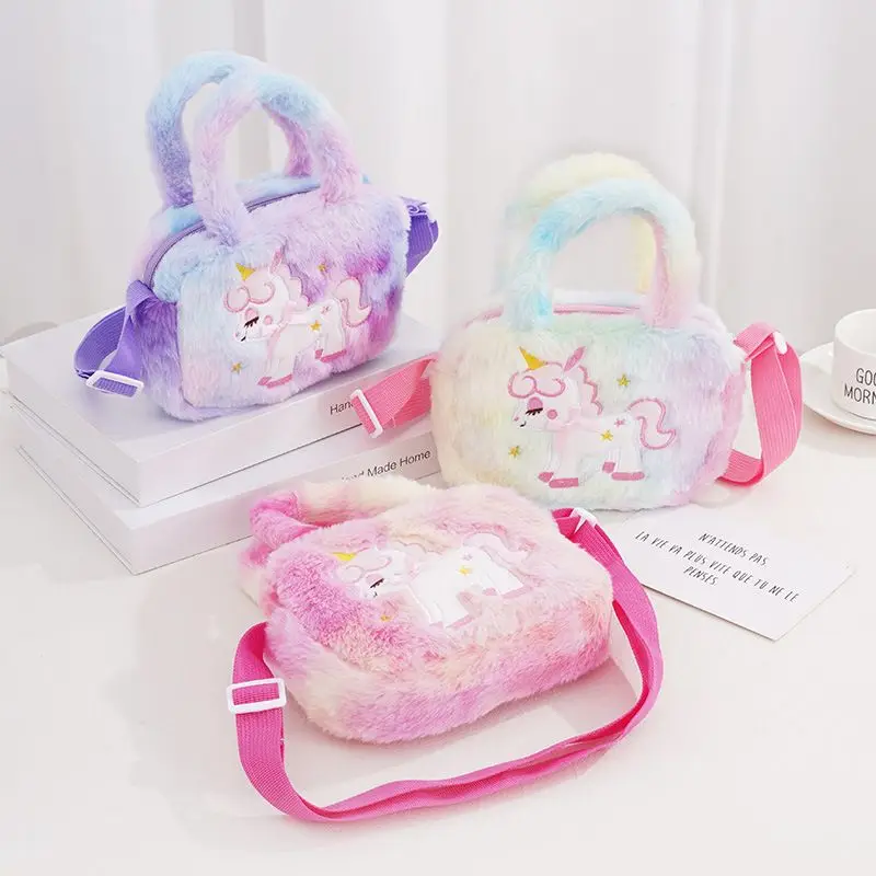 New Children‘s Kawaii Shoulder Bag Girls Cute Crossbody Bag Female Fashion Handbag Lipstick Phone Pouch Kids Coin Purse Key