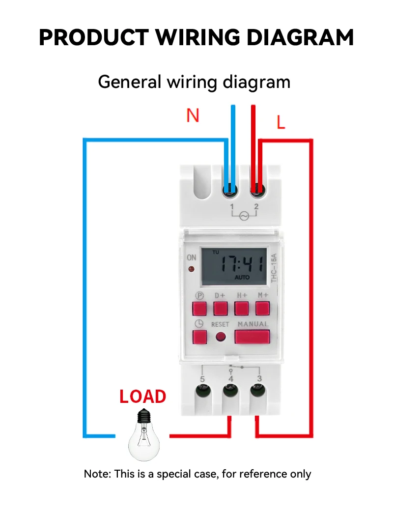 GEYA Weekly Timer Switch Programmable Timer with Battery 7 Days Timer Switch Countdown timer  15A 20A 30A 12V 24V110V 220V 240V