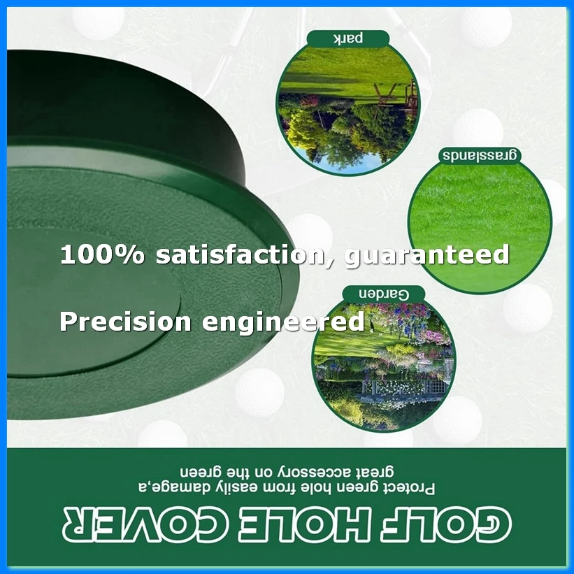 

10 Pcs Golf Cup Cover Golf Practice Training Aids Hole Covers Golf Hole Putting Green Cover for Golf Course Garden-A49I