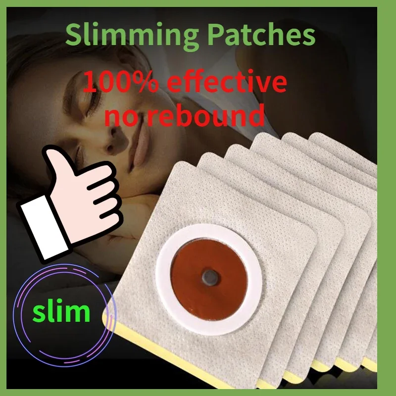 10/40pcs Chinese Medicine Weight Loss Navel Sticker Magnetic Slim Detox Adhesive Sheet Fat Burning Slimming Diets Slim Patch Pad