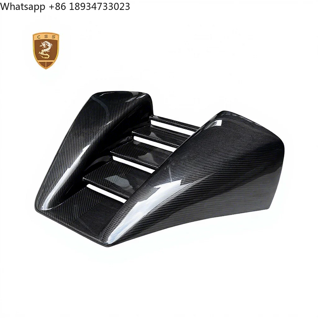 

Upgrade to Novi Style Dry Carbon Fiber Rear Engine Hood Air Intake Trunk Cover for Mclaren 540C 570S