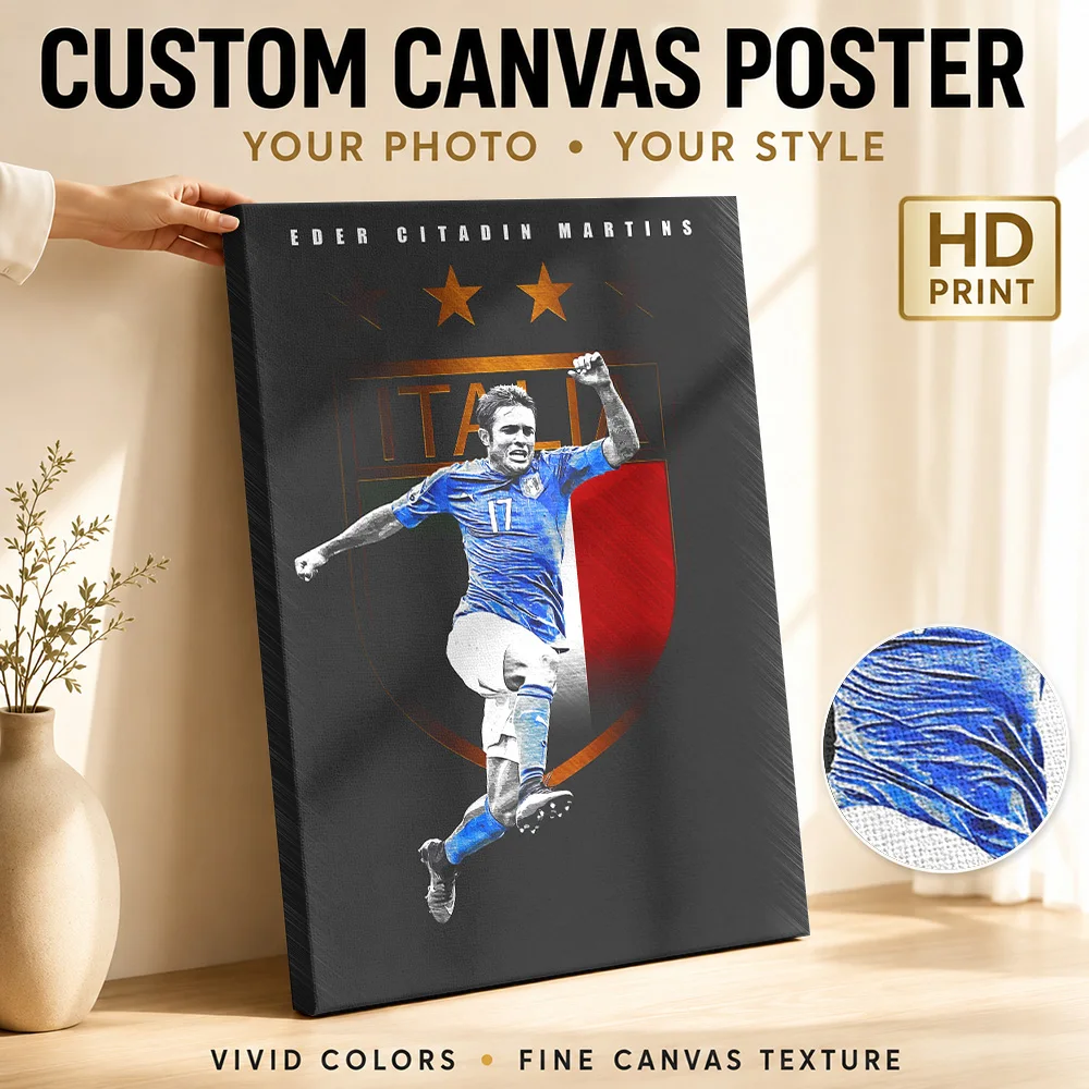Eder Citadin Martins Italy Canvas Poster Personalized Photo Modern Aesthetic Wall Paintings Decoration for Living Room Bedroom