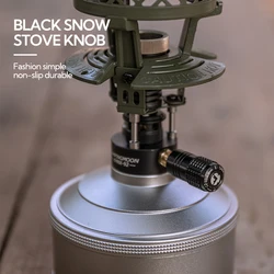 CAMPINGMOON MBK-27 portable reusable durable alloy  Alloy Knob Switch butane gas stove camping lantern adapter for camping stove