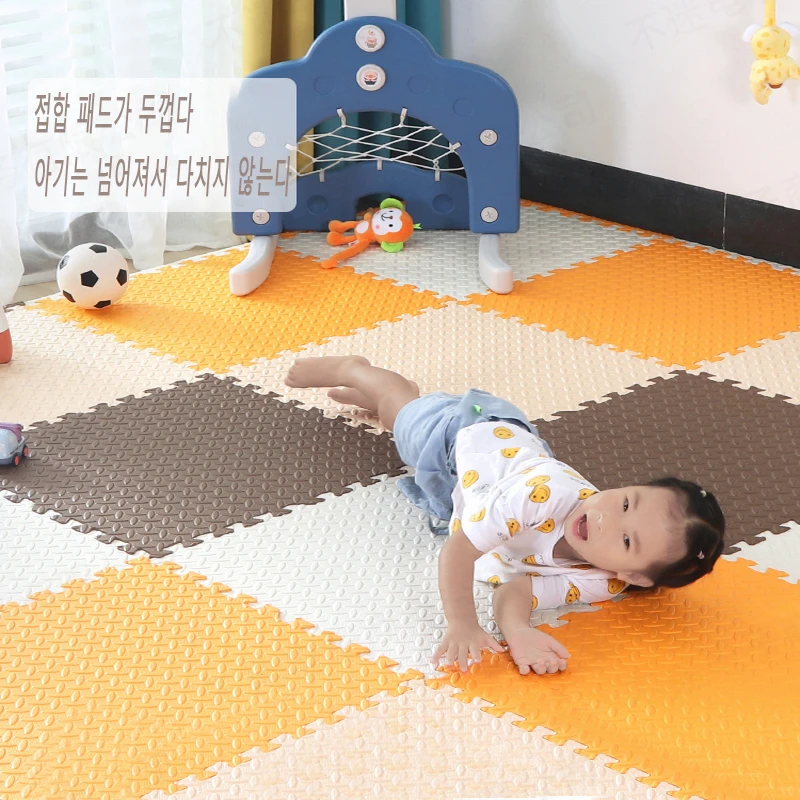 30×30 CM Solid Color Baby Children\'s Room Game Mat Carpet Playing  Activity Gym Mat Puzzle Environmental Protection Mat