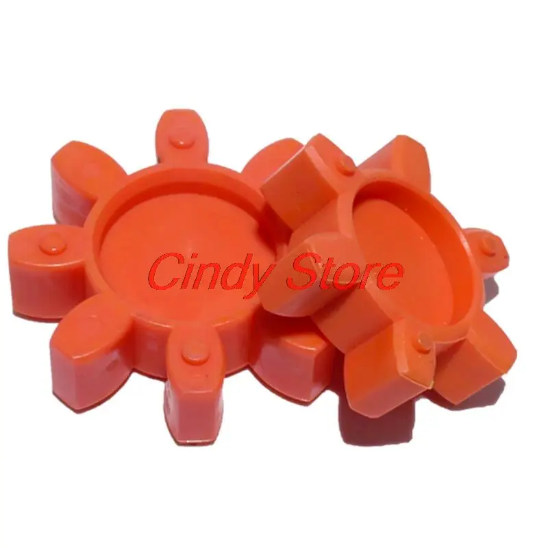 1PC GS Model Plum-type Coupling Cush GS-10 GS-14 GS-19 GS-24 Polyurethane PU Flexible Pump Shaft Plastic Spider Buffer Damper