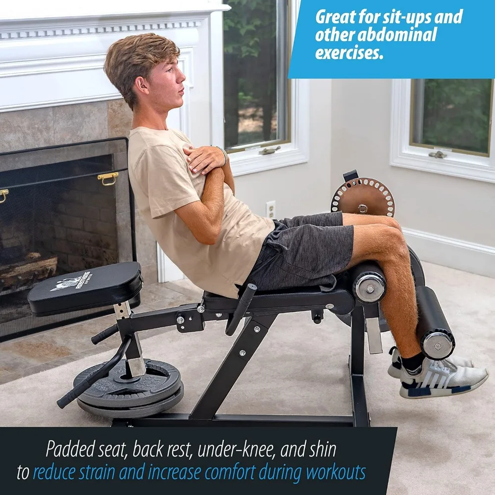 Heavy Duty Adjustable Leg Extension and Curl Machine 2.0