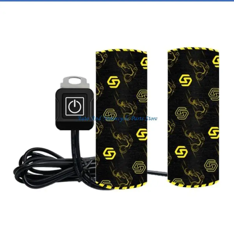 

P9FD комплект подогрева руля мотоцикла 12 В для снегохода, квадроцикла, крышка с подогревом, комплекты грелок с переключателями