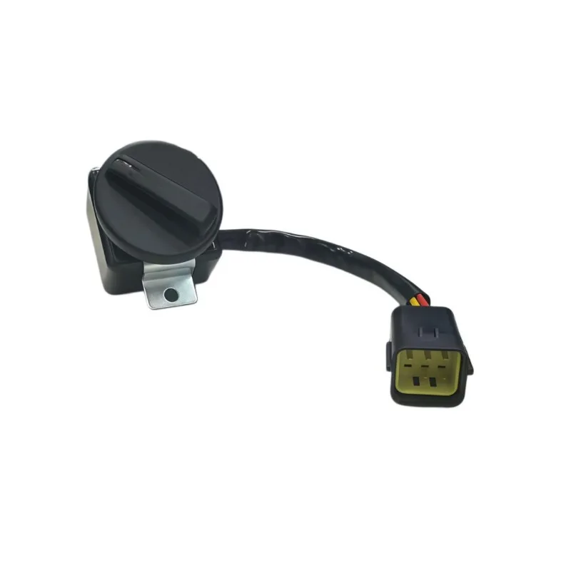 Suitable for Lingong excavator throttle controller module 6 holes with wire electronic throttle drive box