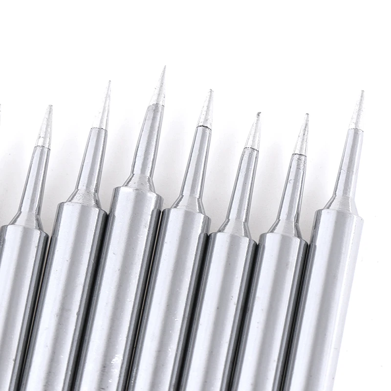 10ชิ้น/ล็อต Sharp Soldering Iron Replacement De Soldadura Solder Iron Tips เครื่องมือ900M-T-I Soldering Tips