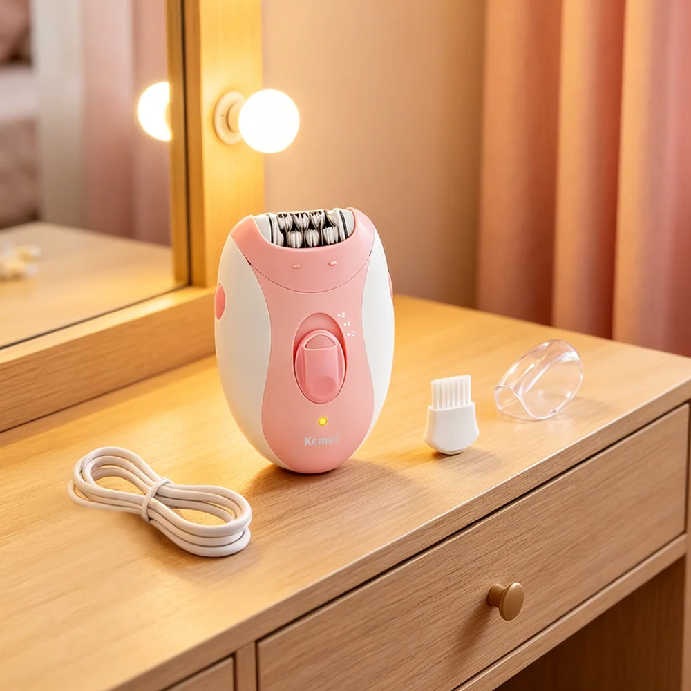 Kemei Women’s Rechargeable Epilator 5