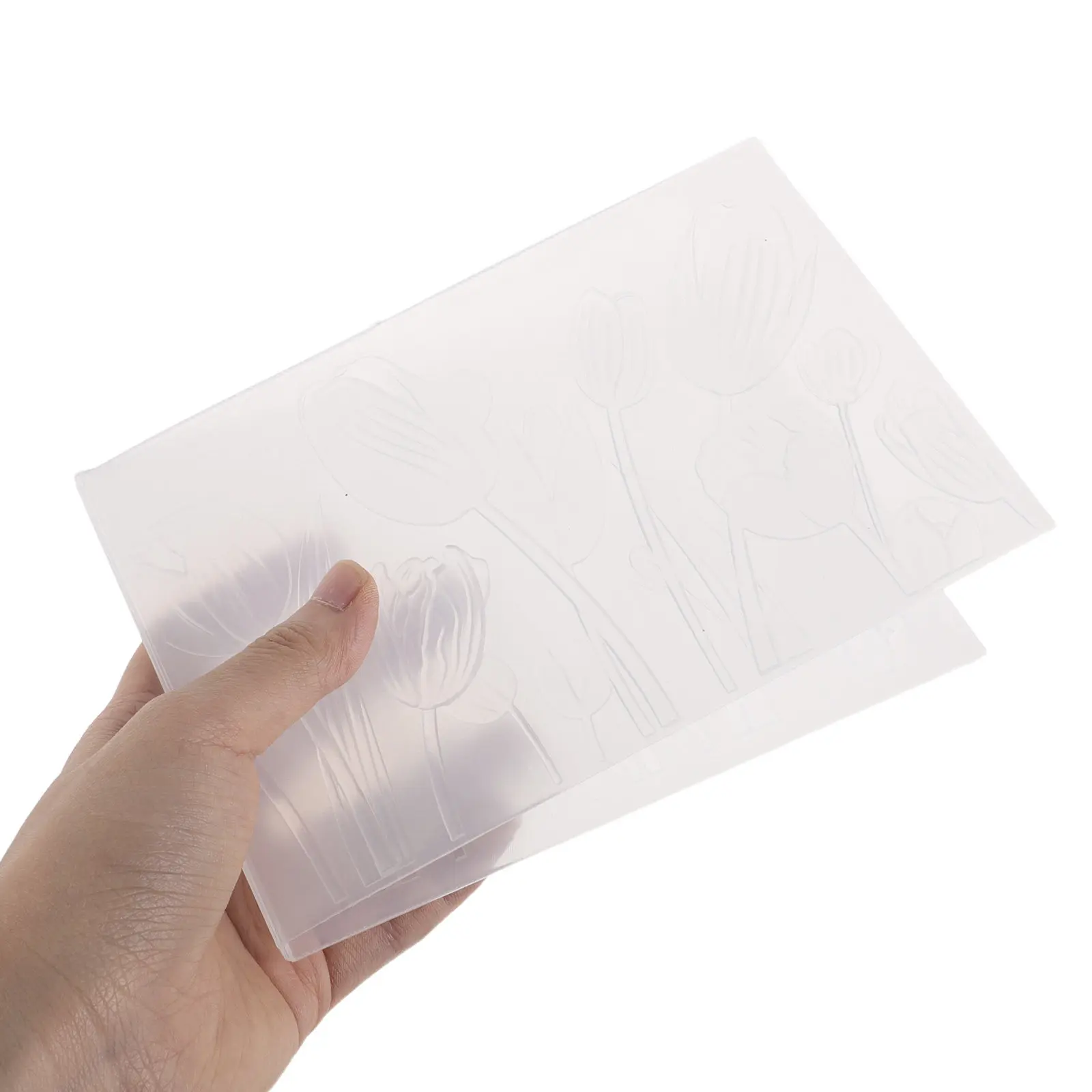 

Трафареты для 3D-тиснения в виде тюльпанов, шаблоны для скрапбукинга, вырубные формы для бумаги, трафареты для цветов и бутонов