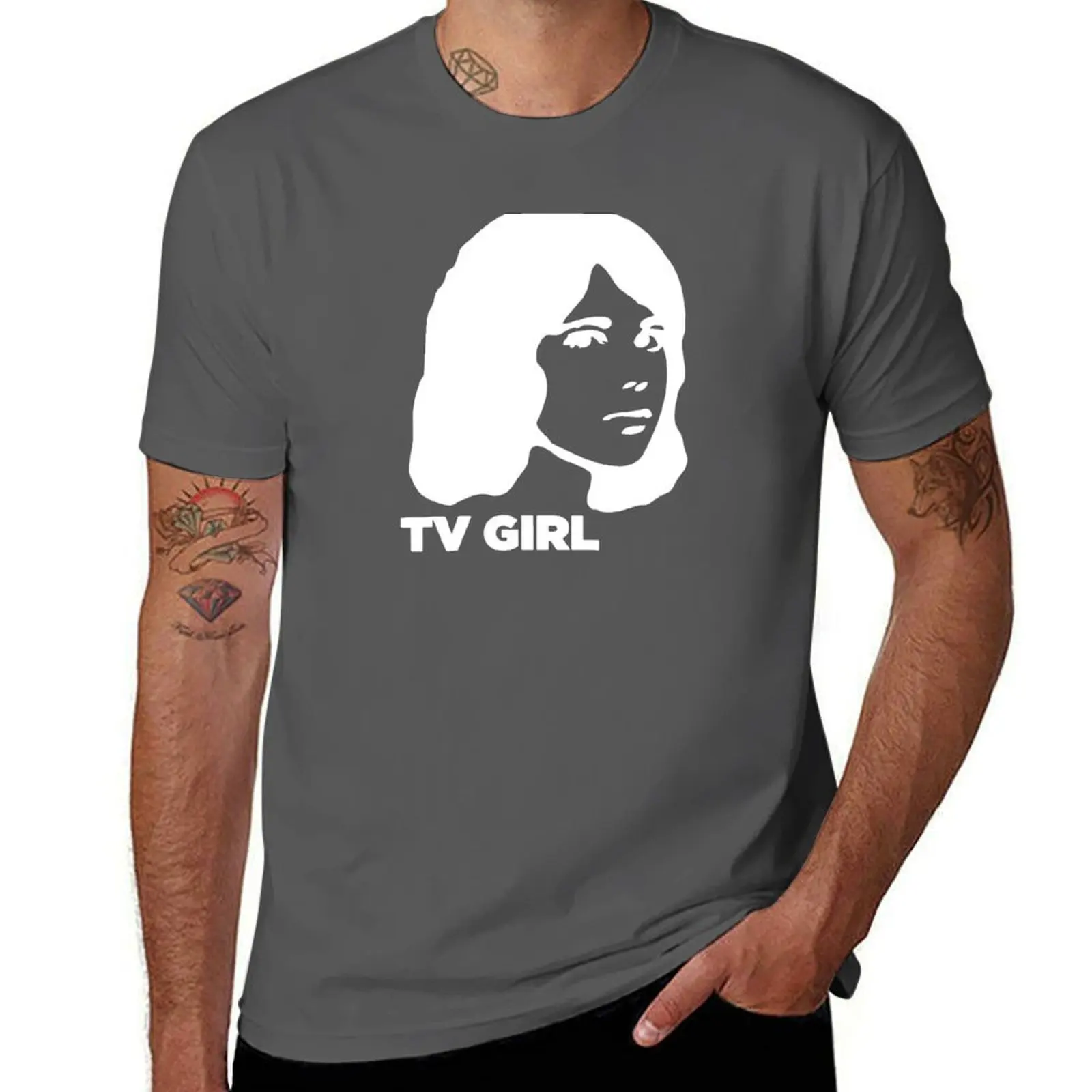 TV Girl, Dream Girl, Death of a Party Girl, French Exit, Who Really Cares T-Shirt Soft Touch Basic Cotton T-Shirt