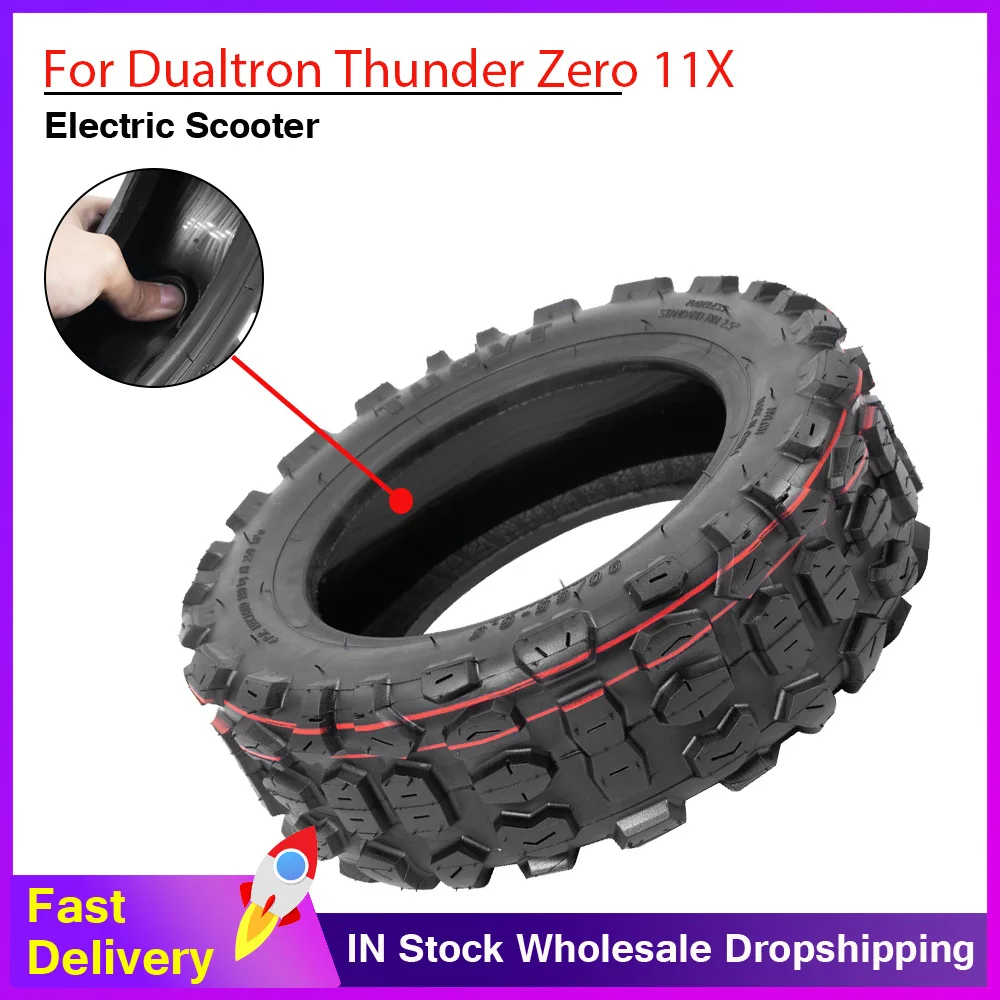

90/65-6.5 Gel Self-repairing Tire Tubeless Off-Road Tyre for 11 Inch Electric Scooter for Dualtron Thunder Zero 11X Jelly Tyres
