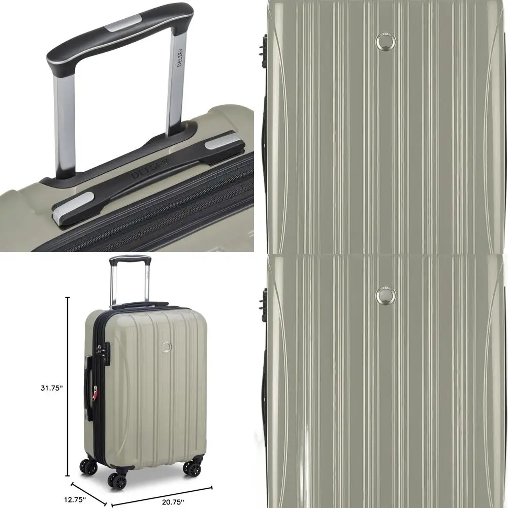 

Expandable Hardside Spinner Luggage, 28 Inch, Latte
