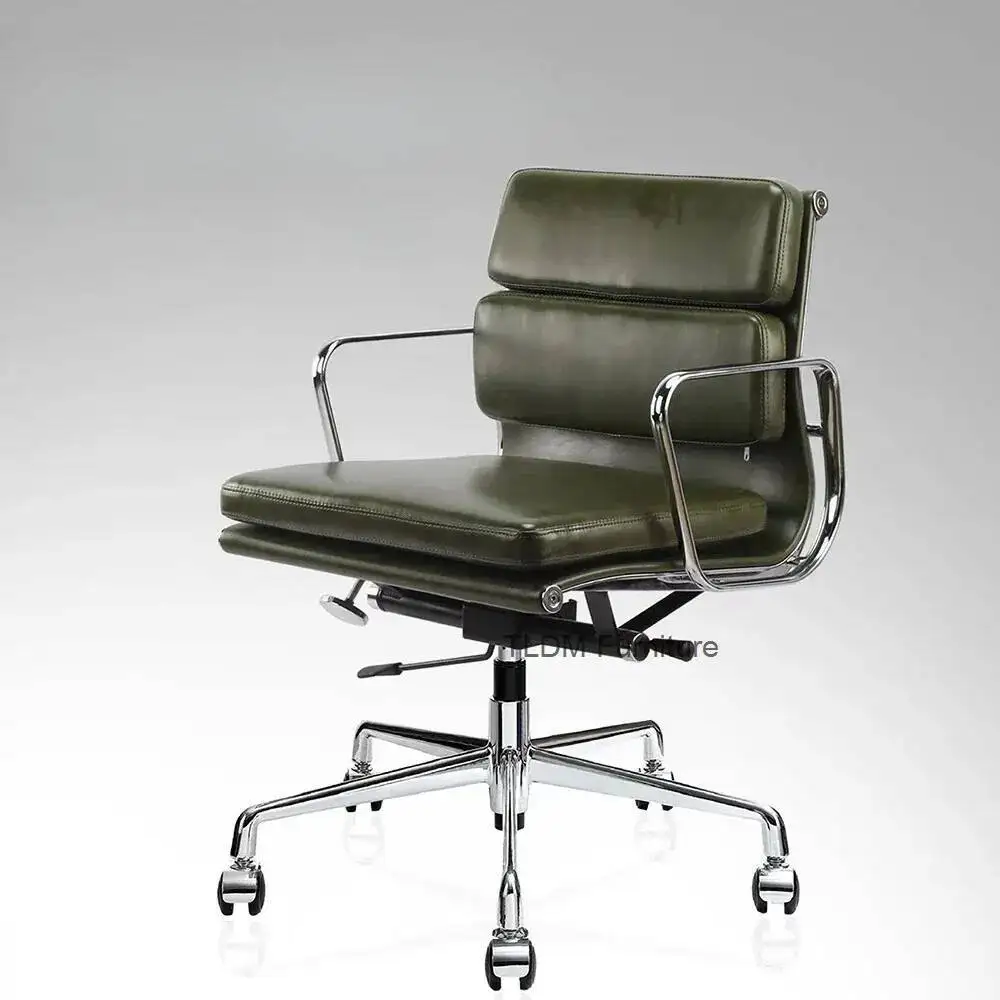 

Swivel Chair Adjustable Computer Chairs Conference Modern Cowhide Chair Desk Negotiation Silla Comedor 회의용의자 Стул Для Компьютера