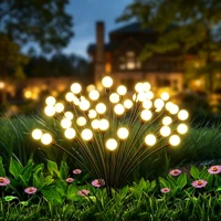 10 LED Solar Garden Lights Firefly Waterproof Solar Lights Outdoor for Yard Patio Pathway Christmas Decoration Garden Solar Lamp 3