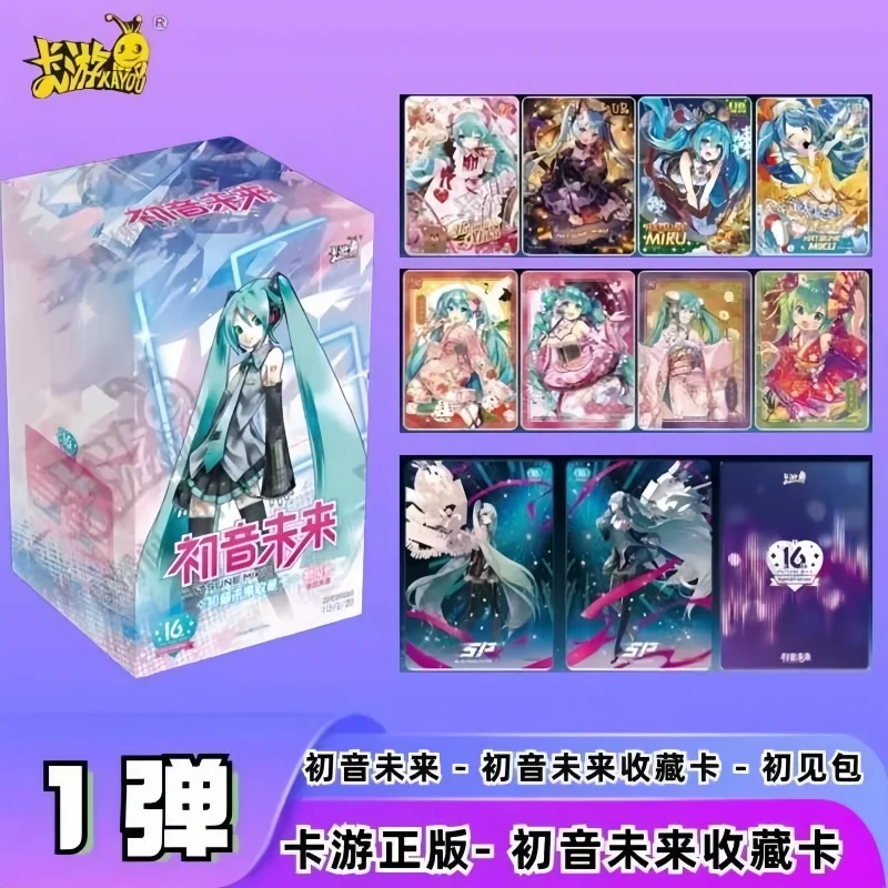 Kayou Hatsune Miku Card Symphony Of Youth First Sight Bag Birthday Music Anime Collectible Cards Holiday Gifts