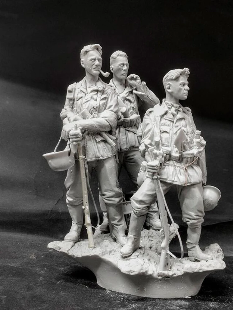 unassambled-1-16-120mm-german-pioneers-eastern-front-3-figures-stand-resin-figure-miniature-model-kits-unpainted
