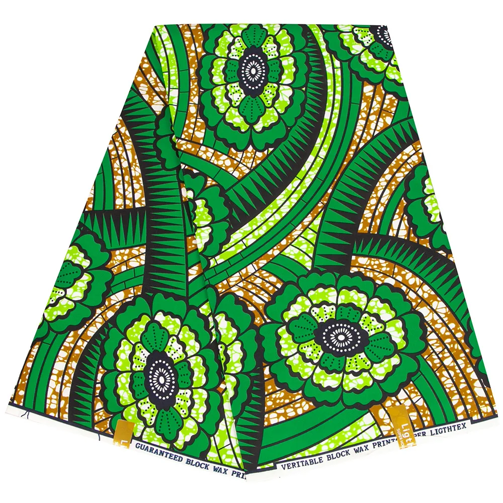 Latest design African Veritable guaranteed Real wax prints fabrics Ankara style soft cotton fashion pagne dress loincloth