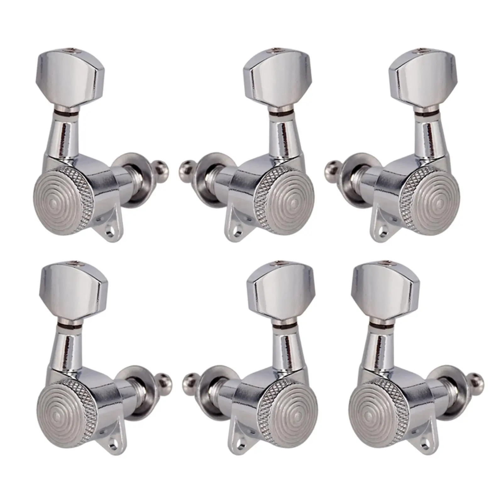 6Pack of Guitar String Peg Locking Tuners Tuning Pegs Guitar for Machine Head Guitar Parts & Accessories