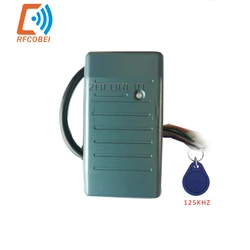 Access Control Proximity Card Reader 13.56MHZ/125KHZ Small Wiegand Card Reader IP68 Waterproof Long Range RFID Card Reader