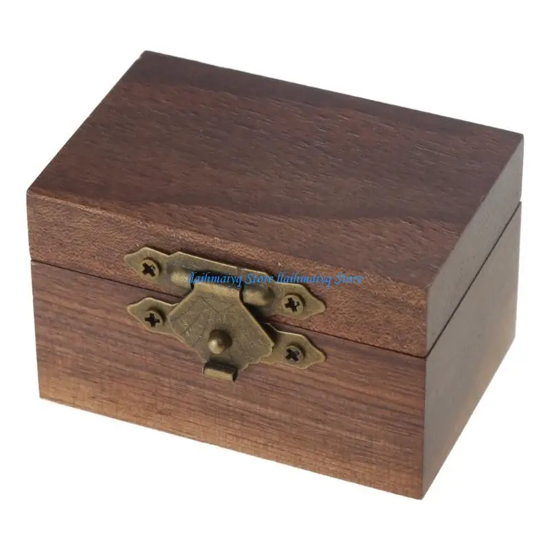 

573B Travel Jewelry Case Decorative Rings Holder Wedding Engraved Rings Box