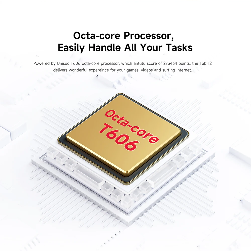 Fossibot Tab 12 10.95" FHD Display Tablet 18GB RAM+256GB ROM Android 14 Tablets Octa-core 1.6GHz 7000mAh Battery Tablet PC