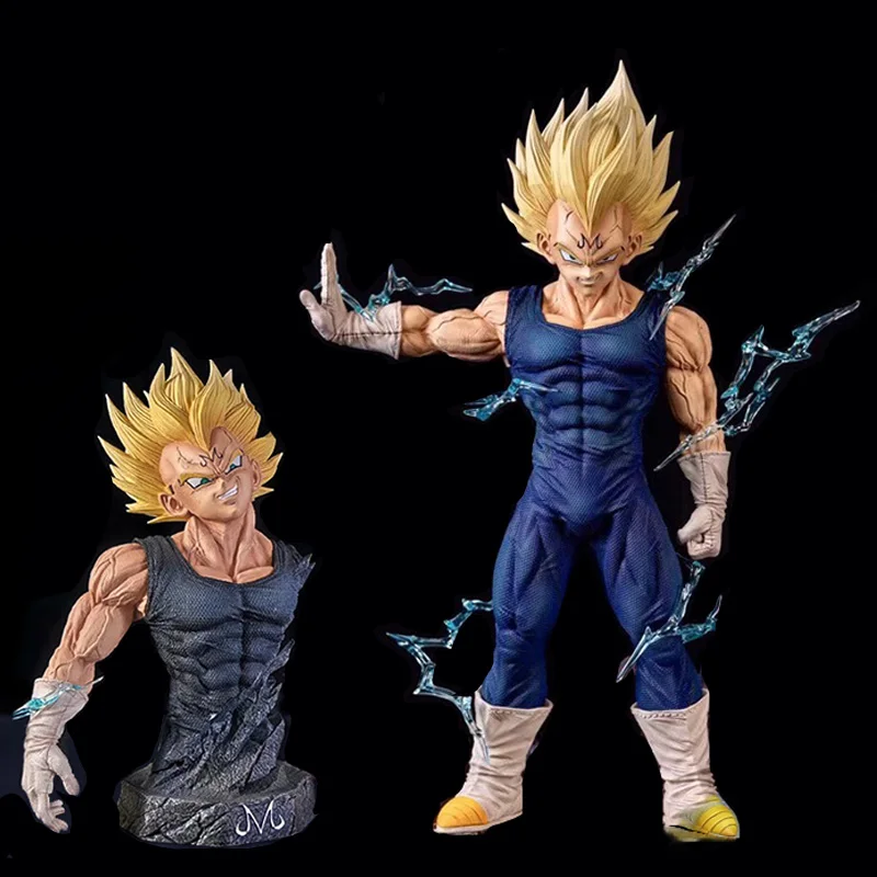 26-センチメートルアニメドラゴンボール-z-魔人ベジータフィギュア交換ヘッド-pvc-アクションフィギュアベジータ置物-gk-像コレクションモデルおもちゃ