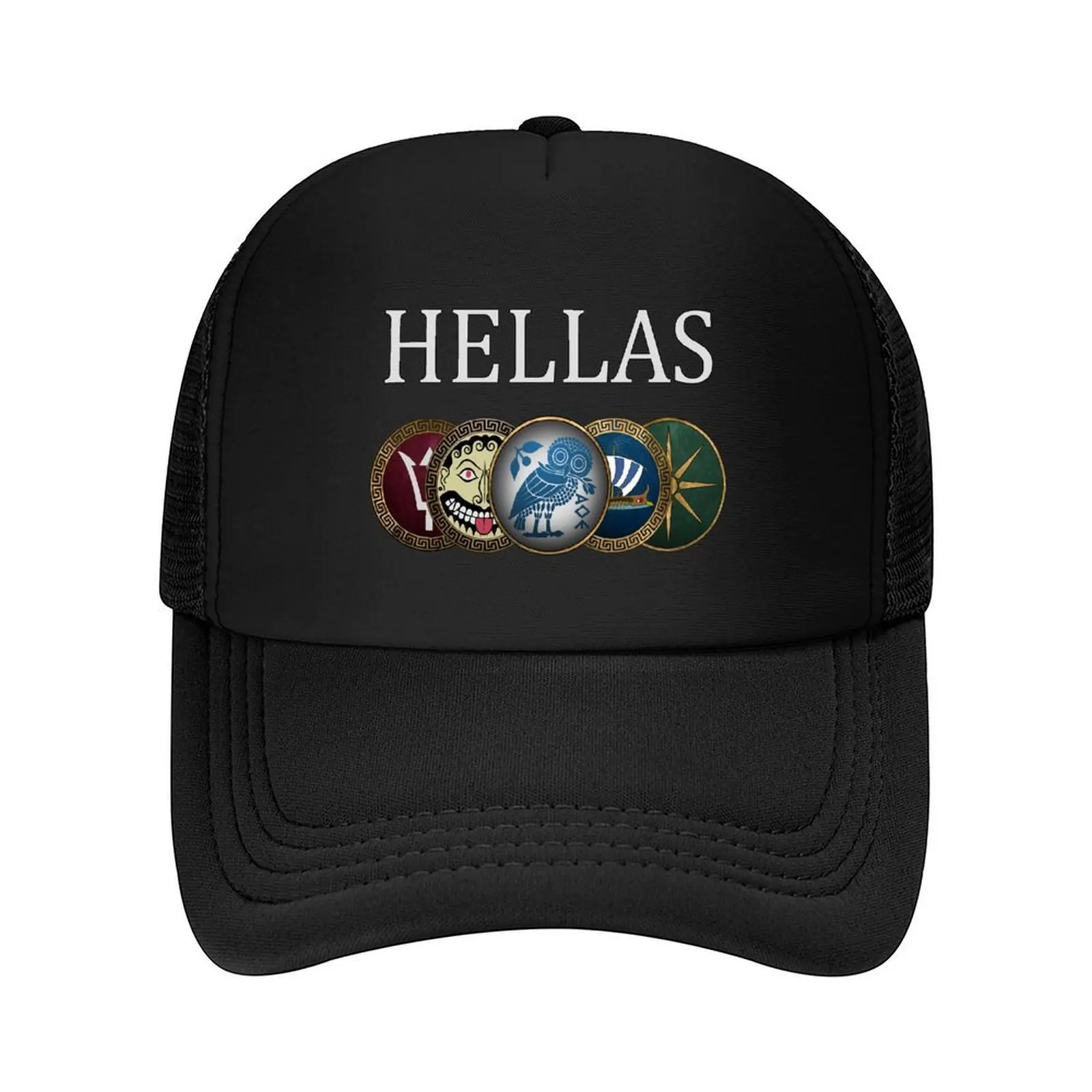 

Hellas Ancient Greece Hoplite Shields Phalanx Baseball Cap Cosplay Golf Hat foam party Hat New Hat Hats For Women Men's