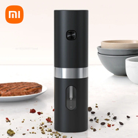 Xiaomi Circle Joy Automatic Salt Pepper Grinder Set Electric Rechargeable Base Adjustable Coarseness Mills Household Multi-use