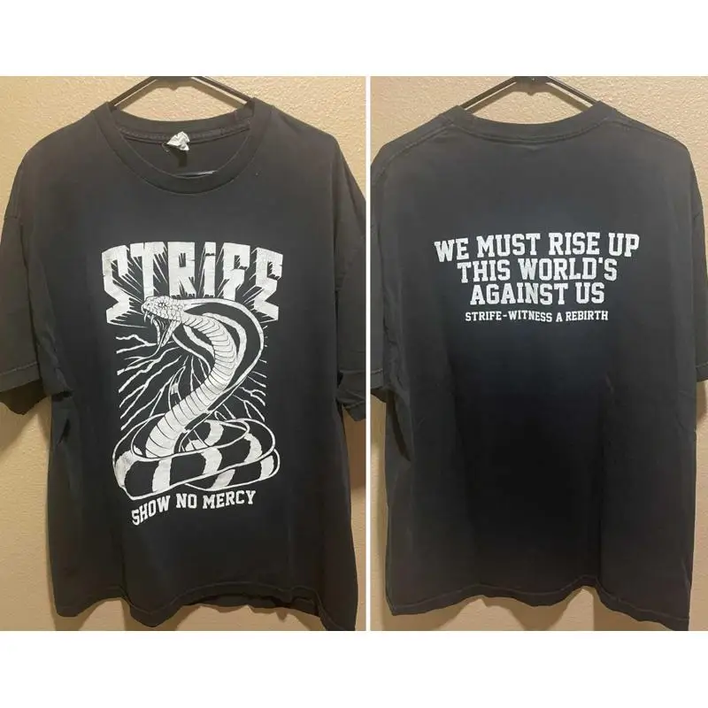 

Band T Shirt Ó Rock Vintage Strife Punk Metal Concert Sh