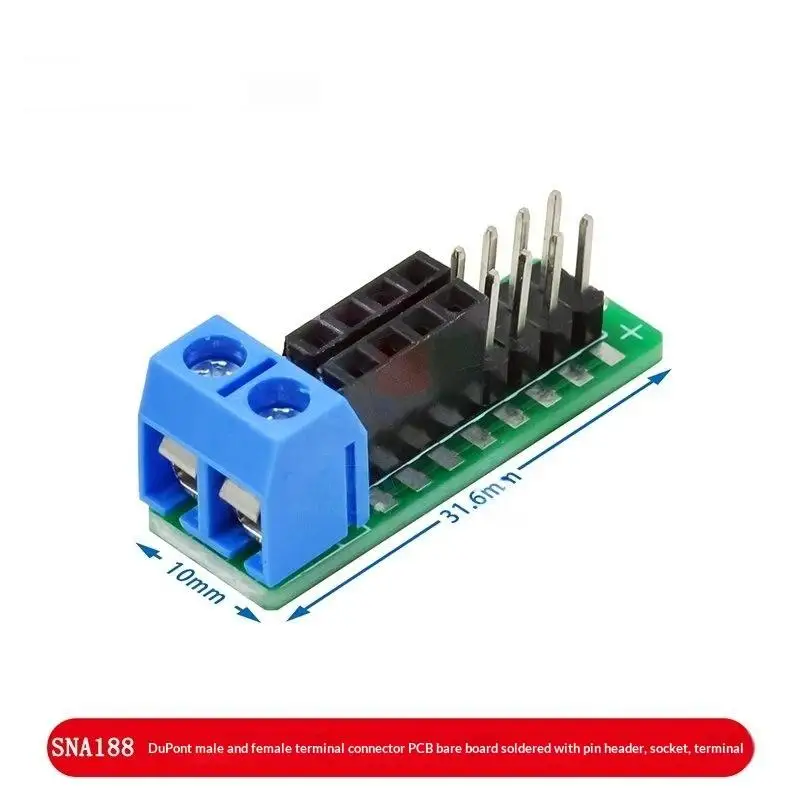 1/2Pcs SNA188 Male Female Terminal Wiring Board With Stable Connection Perfect For DIY Electronic Projects Circuit Testing