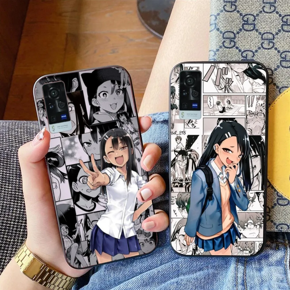 Anime Hayase Nagatoro Cell Phone Case for VIVO Y95 Y93 Y31 Y20 V19 V17 V15 Pro X60 NEX Black Soft Phone Cover Funda