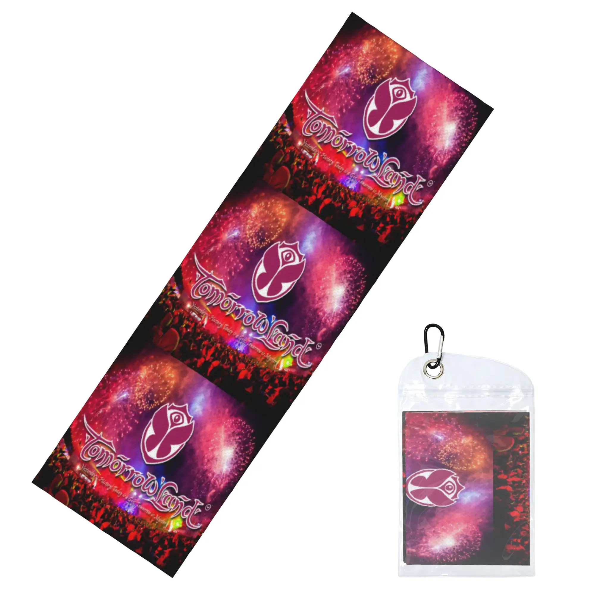 Tomorrowland Electronic Dance Festival Cold Exercise Towel Face Towel Quick Dry  Shower Breathable Cold Towel
