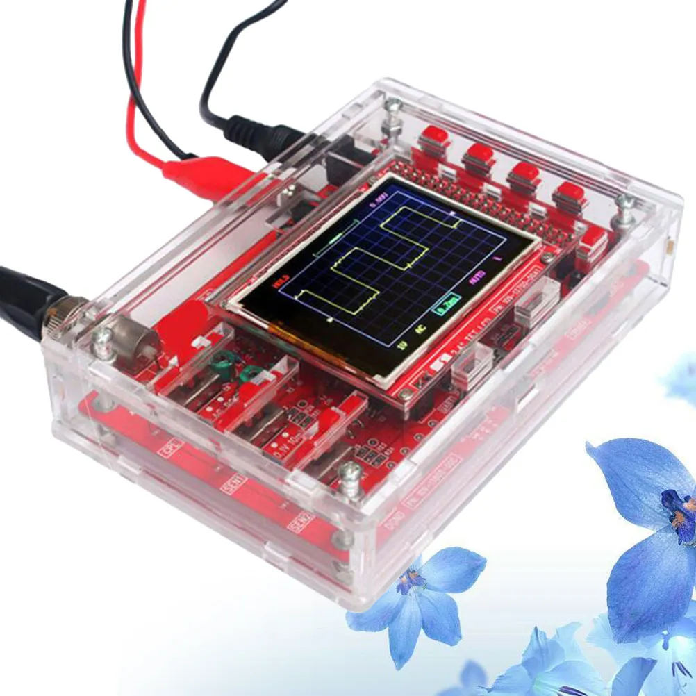 

2.4 Inches Tft Handheld Digital Oscilloscope DIY Kit Processor 1msps Waveform Display Frequency Pulse Width Duty