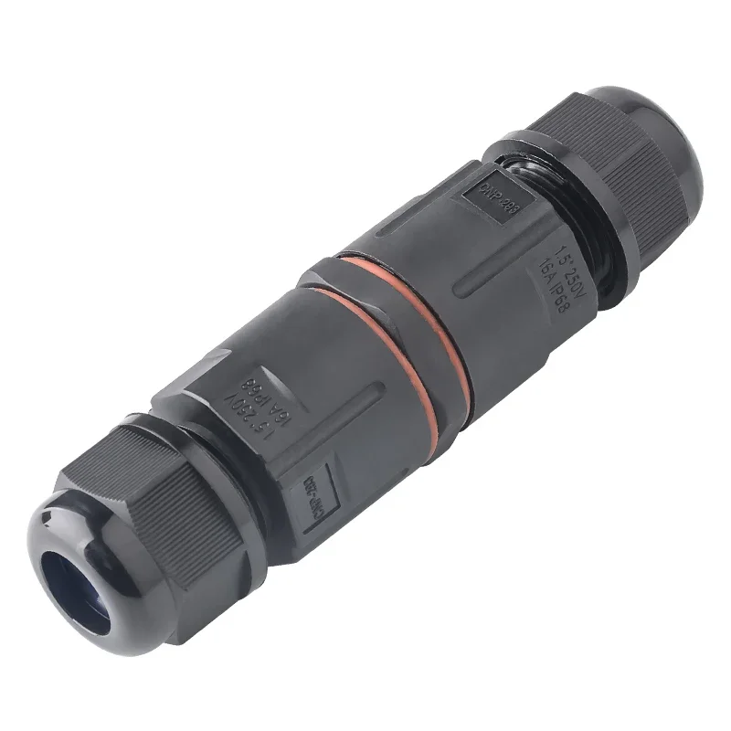 IP68 3-5-core wire waterproof joint connector, outdoor buried underwater wiring terminal socket 16A/250V