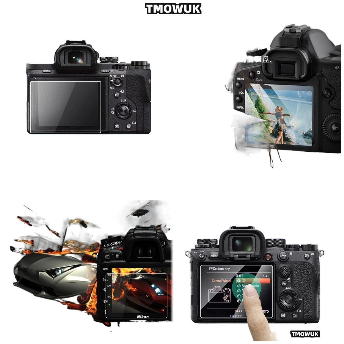 

For RX100M2 RX100M3 RX100M4 RX100M5 RX100M7 RX1, Sturdy 9H Tempered Glass, Long Lasting Protection