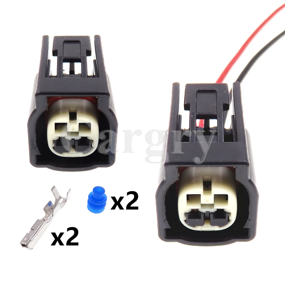 1 Set 2P 7283-6175-30 AC Assembly Car Electric Wire Plug Automobile Waterproof Power Connector Automobile Socket