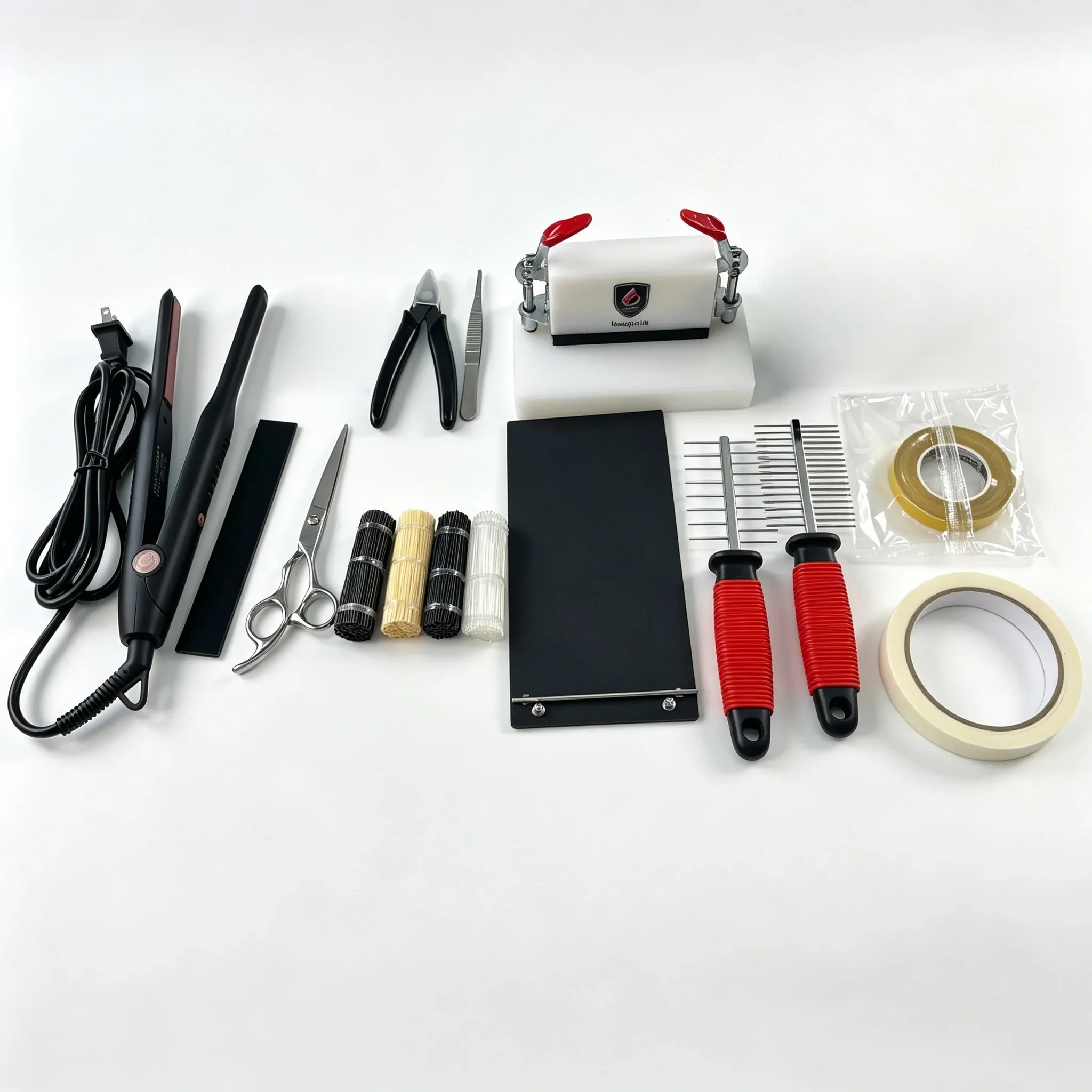 Mini Keratin Flat Plate Hair Extension Manufacturing Machine Pro K Tip Extension Tool Kit K-Tip Machine