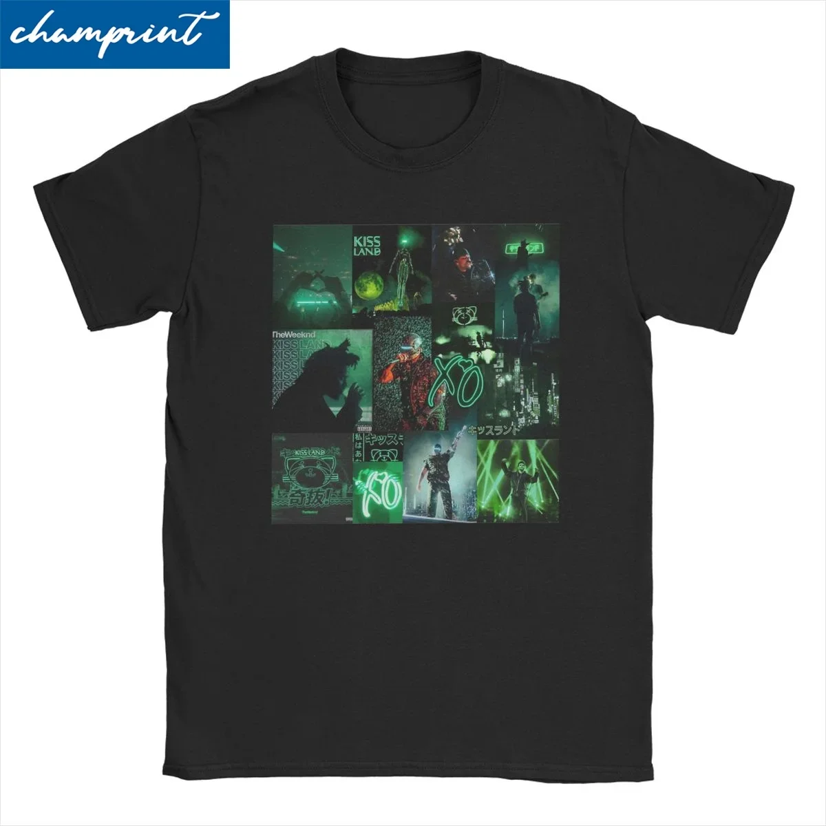 Leisure Kissland The Weeknd T-Shirt Men Women Crewneck 100% Cotton T Shirt The Weeknd Short Sleeve Tee Shirt Unique Clothing