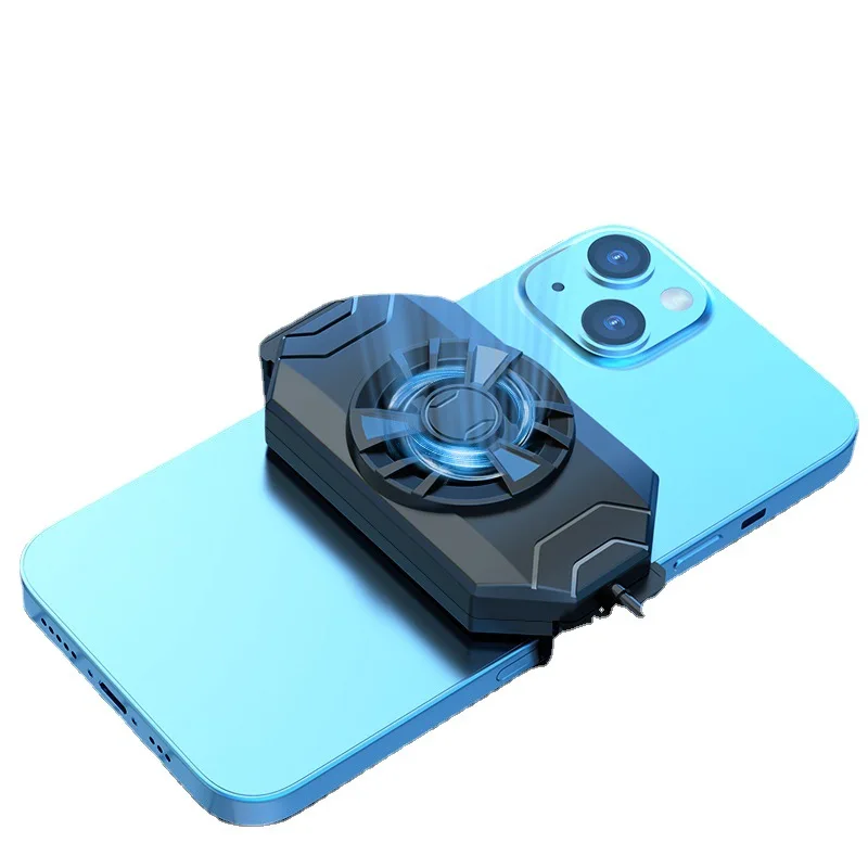 Universal Mini Mobile Phone Cooler Cooling Fan Radiator Portable Cellphone Game Air Cool Heat Sink For iPhone Samsung Xiaomi