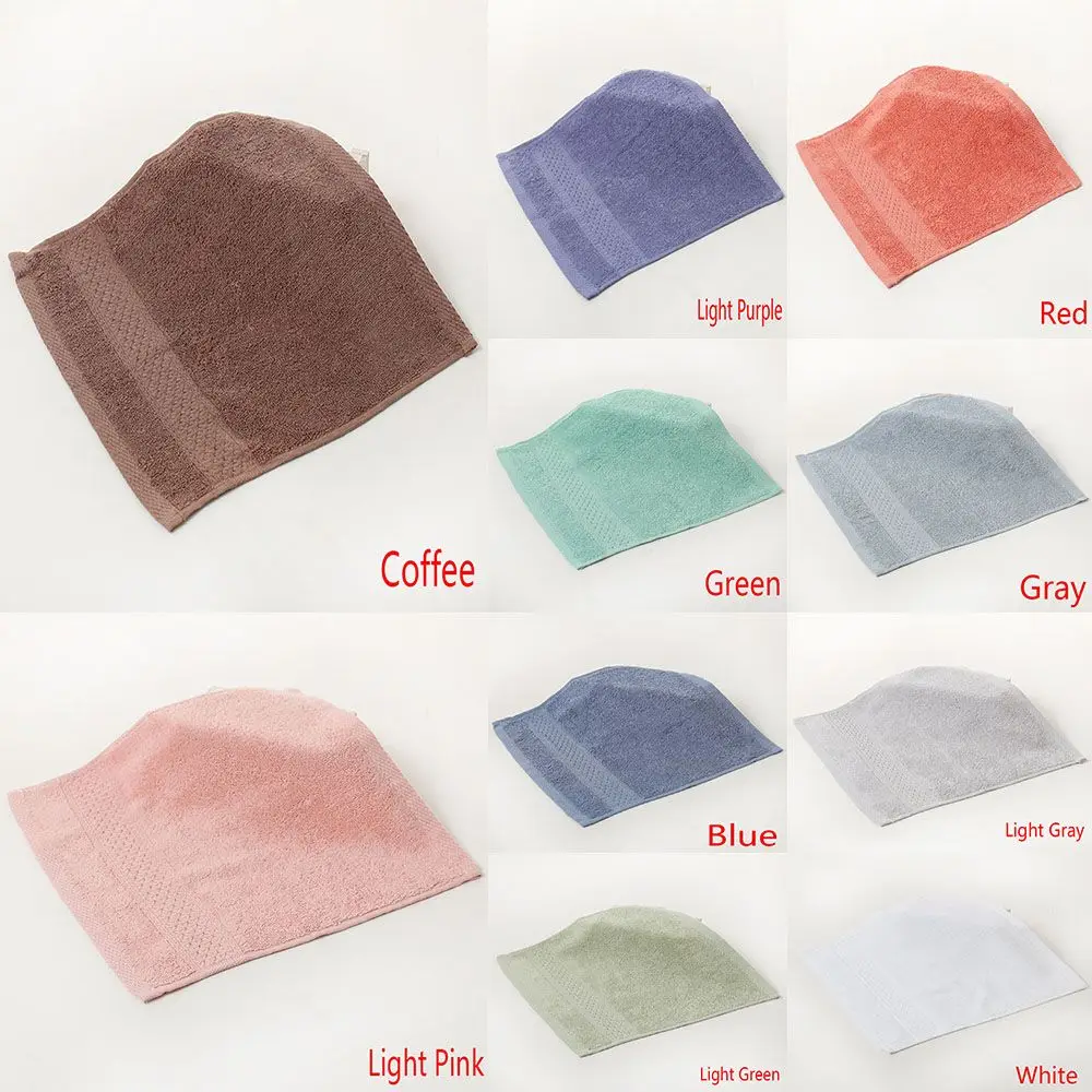34*34cm Extreme Comfort Cotton Antibacterial Absorbent Face Towel Square Scarf Dry Body Wash Cloths