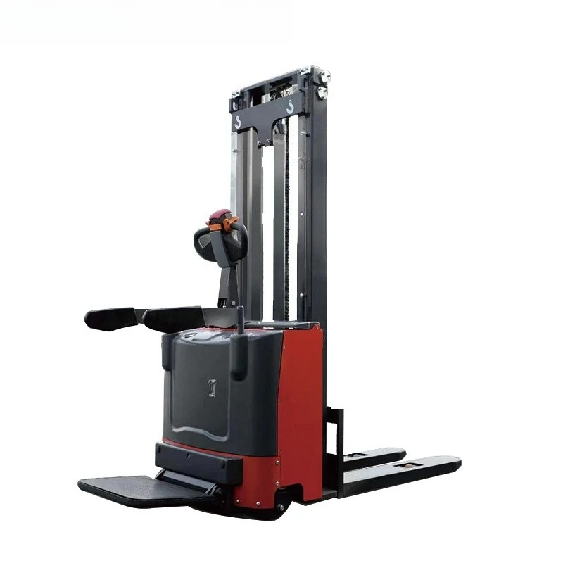 Forklift station ride-on stacker 1.5 tons 2 tons all-electric stacker forklift electric lift forklift