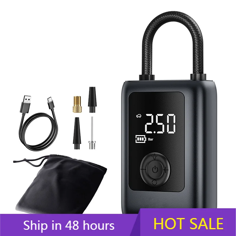 

POWER LEAPMI01 150 PSI Портативный электрический насос для воздушных шаров из АБС-пластика Автомобильный воздушный компрессор Накачиватель шин с функцией давления в шинах