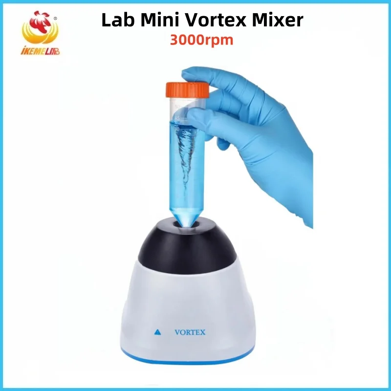 WEIAI Lab Mini Vortex Mixer High-Speed 3000rpm Paint Vortexer Shaker Acrylic Gel Tattoo Ink Eyelash Adhesives Centrifuge Tubes