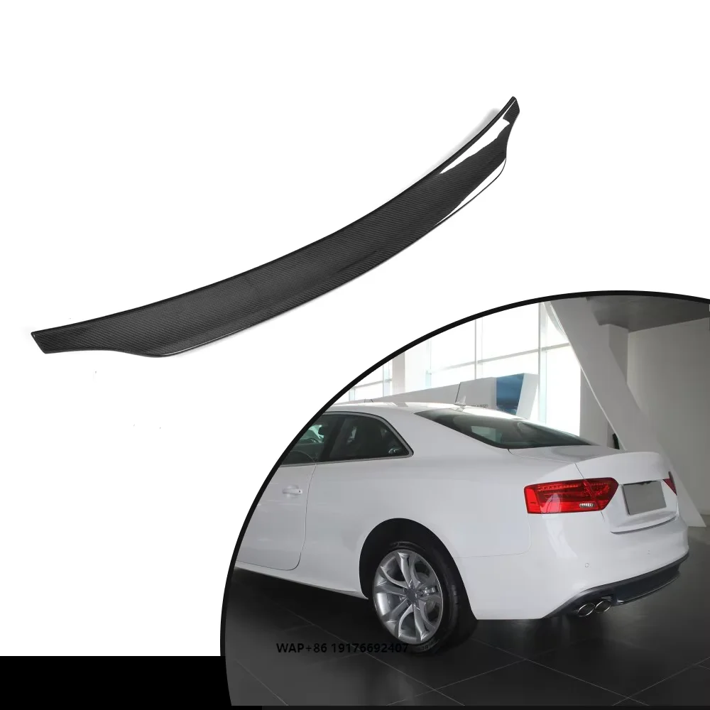 Fashion Upgrade Carbon Fiber Rear Spoiler forAudi S5 Coupe 2-Door 2009-2016